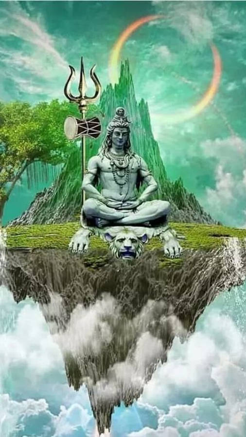 Mahadev Full Hd Green Island Wallpaper
