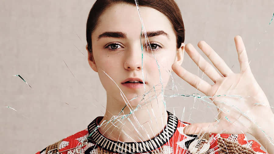 Maisie Williams Stunning Portrait Wallpaper
