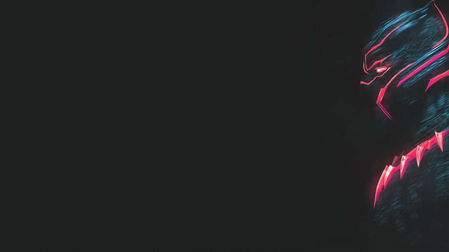 Majestic Black Panther In A Picturesque Landscape Wallpaper