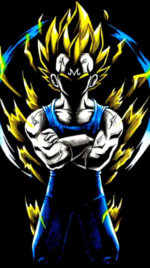 Majin Vegeta Hands Cross Wallpaper