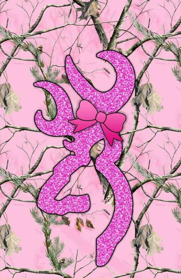 Make A Bold Statement With A Pink Camo Print Wallpaper