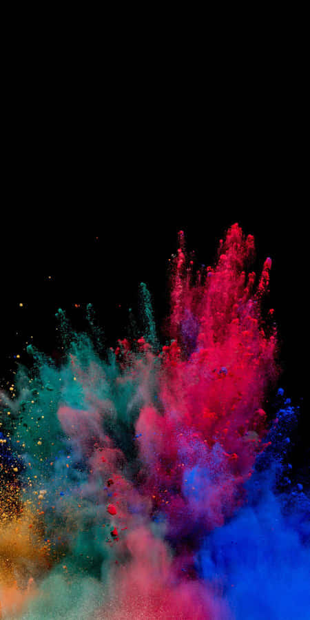Make A Statement With A Colorful Phone Wallpaper