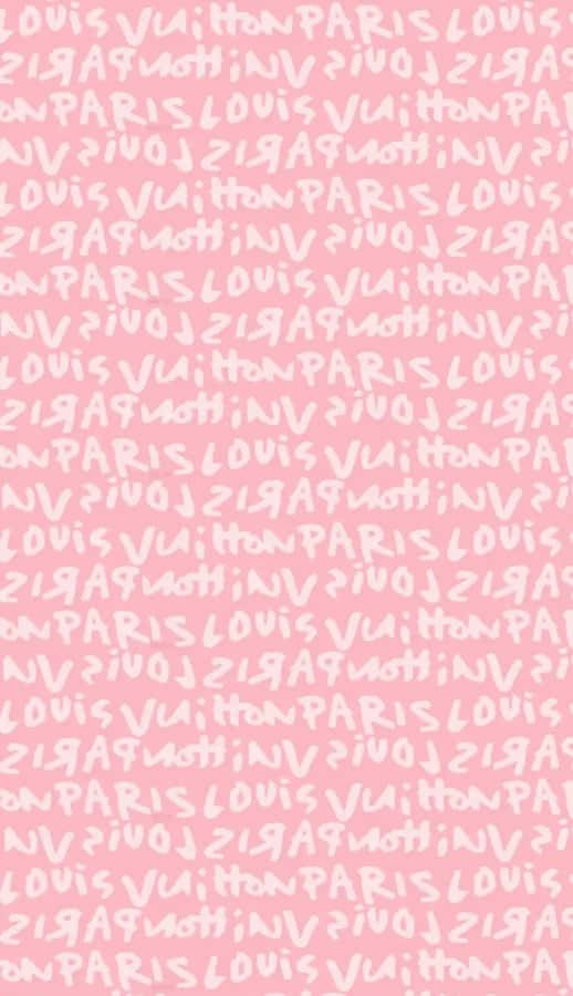 Make An Iconic Statement With This Luxuriously Branded Louis Vuitton Pink Handbag. Wallpaper