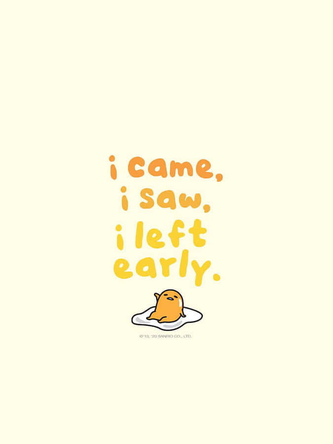 Make Fun Calls With Gudetama! Wallpaper