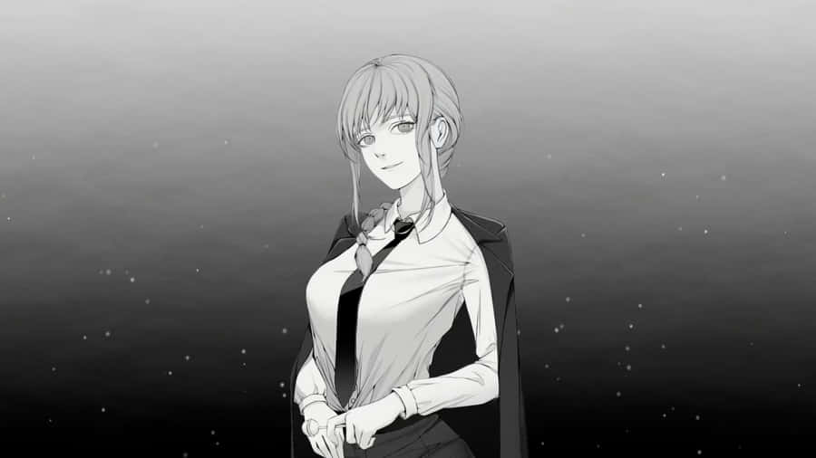 Makima, The Chainsaw Man Of Strength Wallpaper