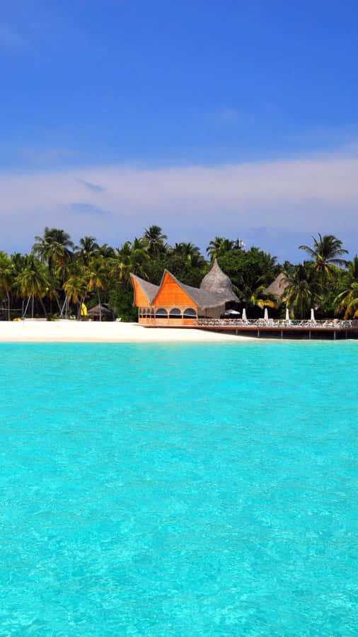Maldives Beach Resort Wallpaper