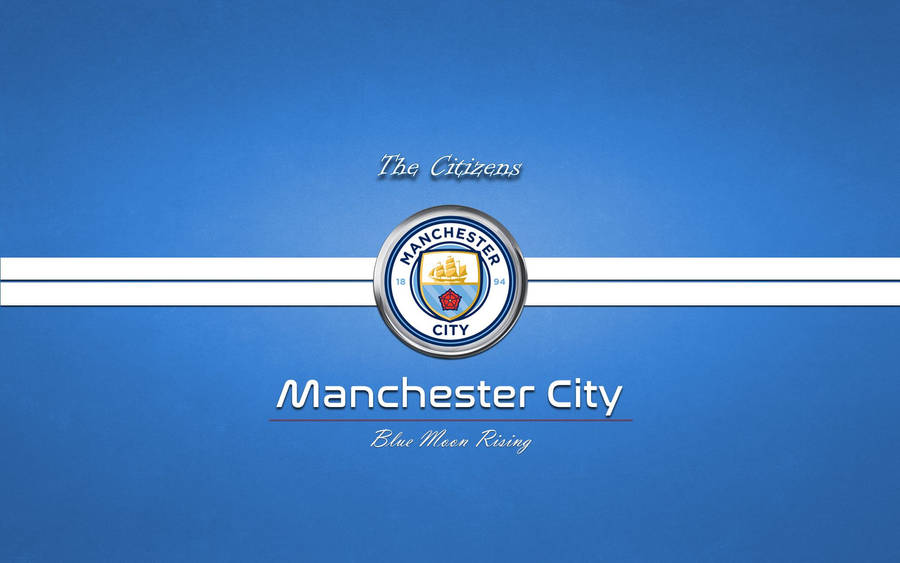 Manchester City Logo Blue Moon Rising Wallpaper