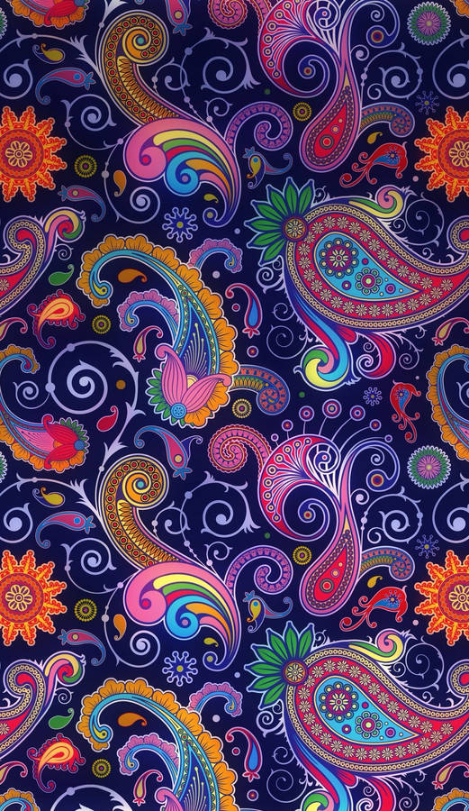 Mandala Girly Purple And Pink Wallpaper