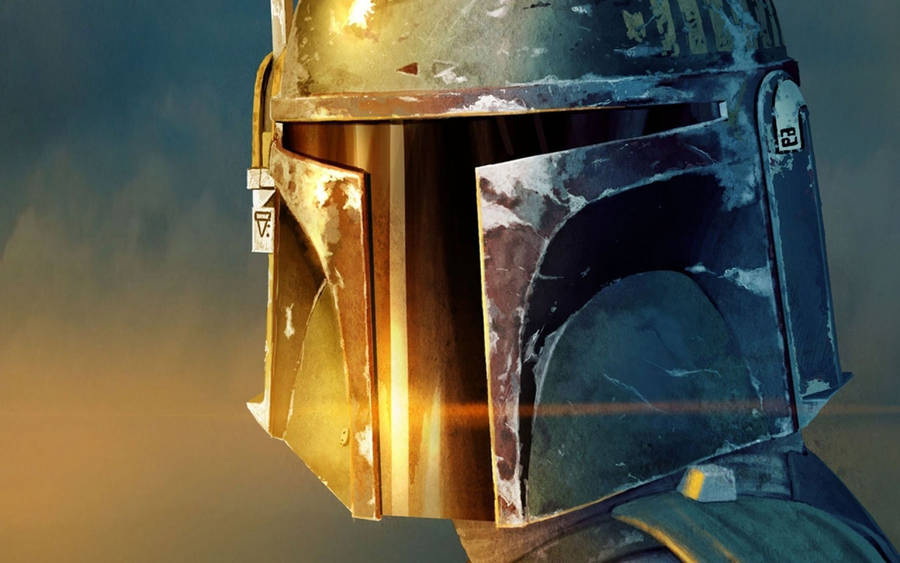 Mandalorian Mask Close-up Wallpaper