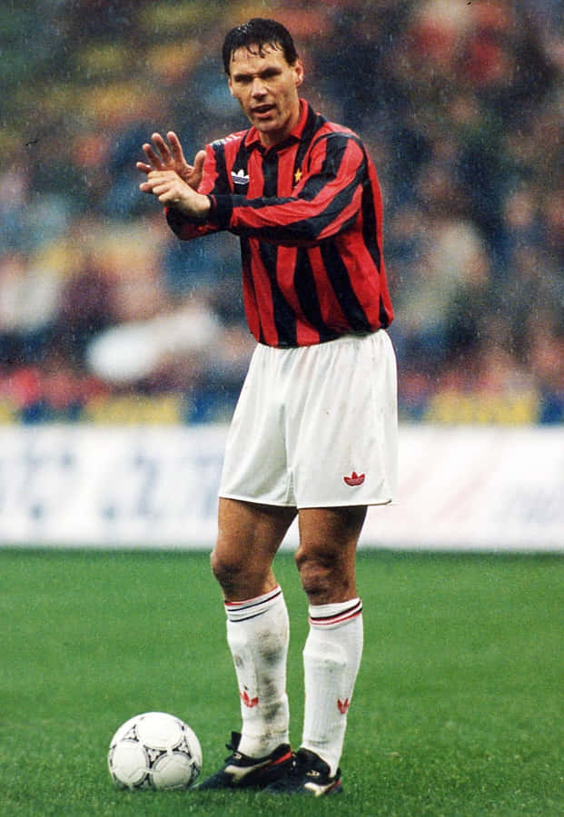 Marco Van Basten Hand Signals Wallpaper