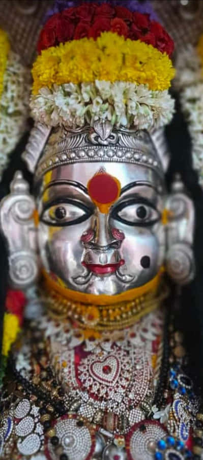 Mariamman Hindu Goddess Statue Wallpaper