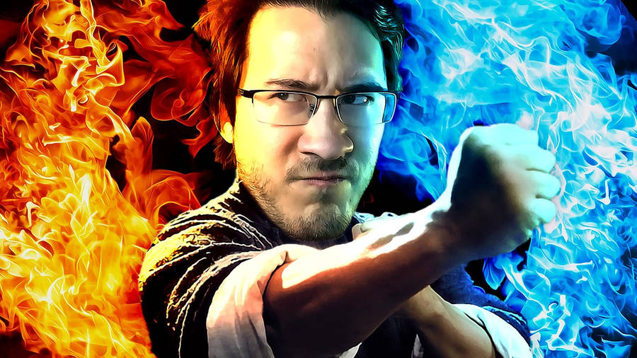 Markiplier One Finger Death Punch Wallpaper