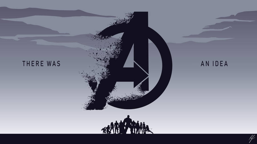 Marvel Minimalist: A Stylish Take On Iconic Characters Wallpaper
