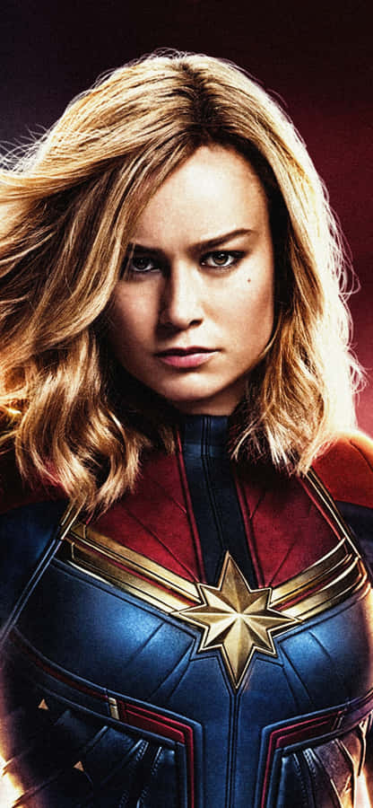 Marvel's Strongest Superhero - Captain Marvel Wallpaper