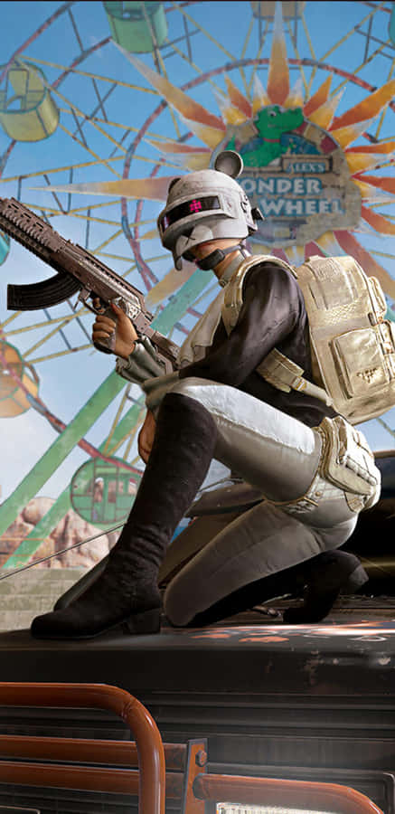 Masked Pubg Girl Character Wallpaper