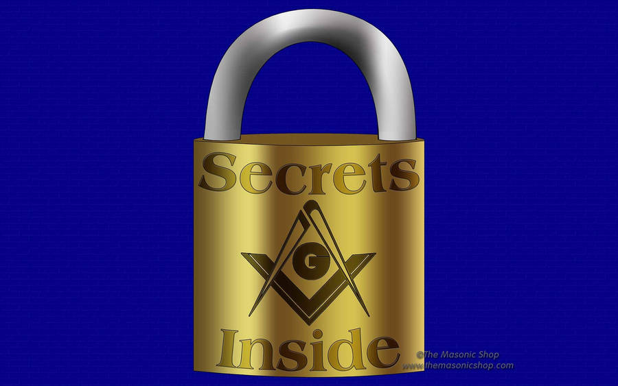 Masonic Padlock Wallpaper