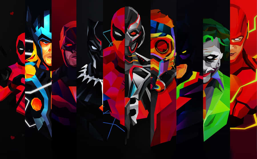 Masterpiece Of Marvel – Superheroes Assemble! Wallpaper
