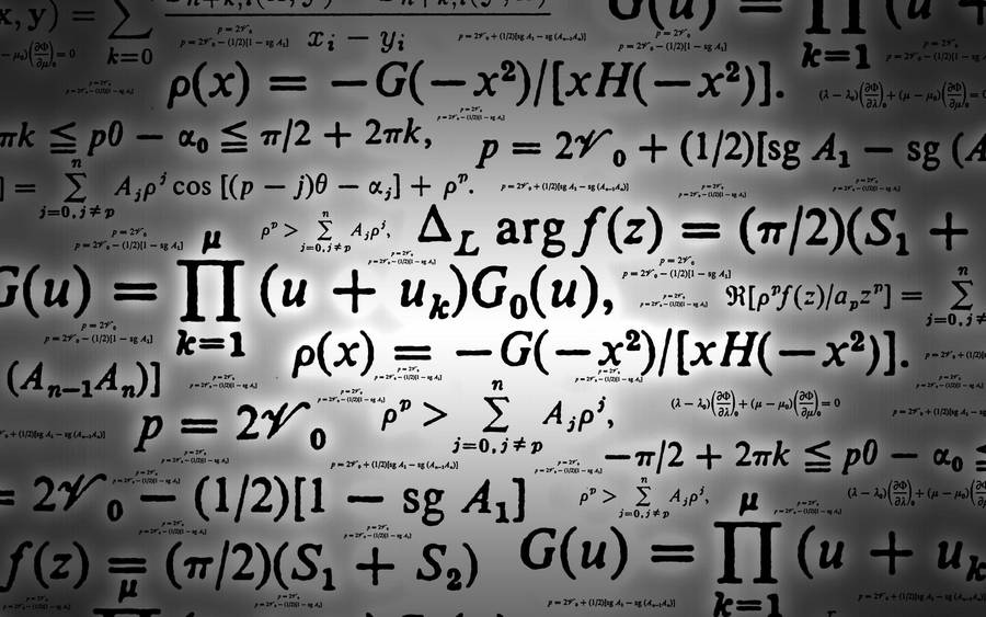 Math Equation Inscriptions Wallpaper
