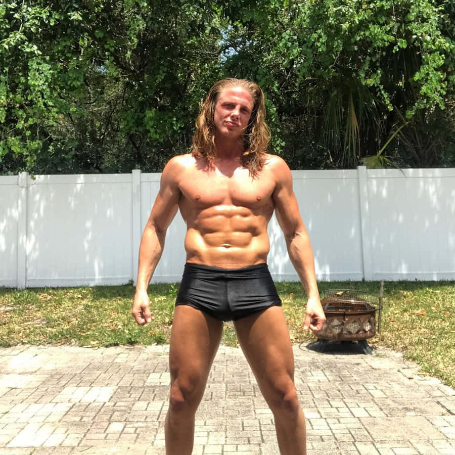 Matt Riddle Muscular Physique Wallpaper