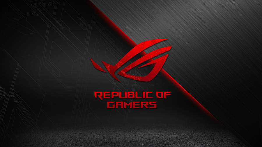 Matte Theme Asus Rog Symbol Wallpaper