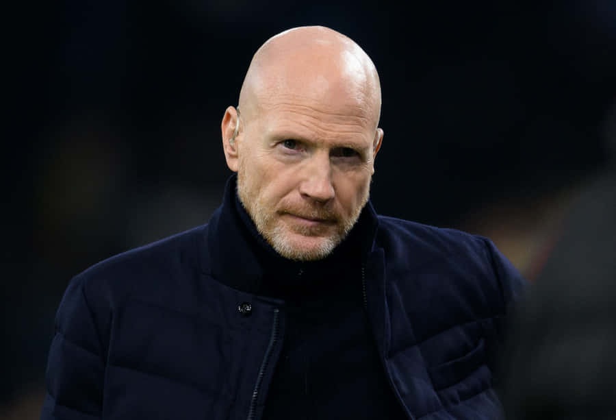 Matthias Sammer At Borussia Dortmund And Manchester City Match Wallpaper