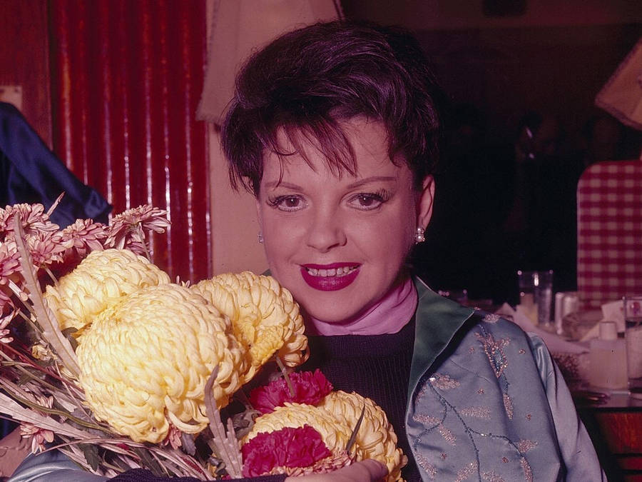 Mature American Singer Judy Garland Wallpaper