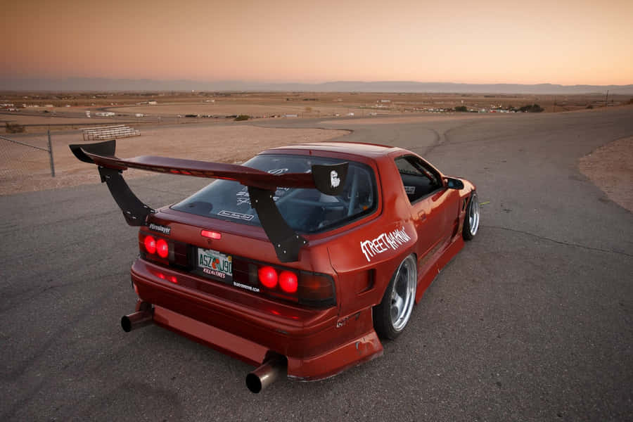 Mazda Rx7 Fc Classic Code Rust Bumper Wallpaper