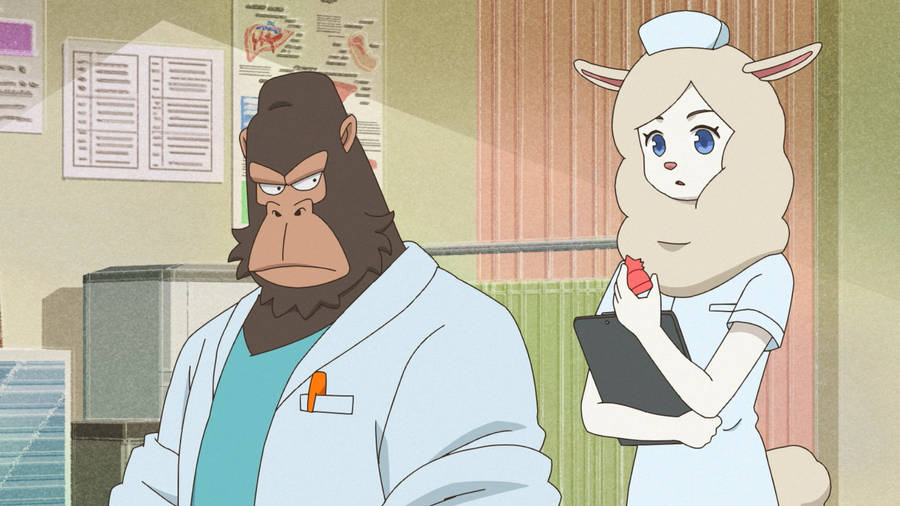 Medical Characters Odd Taxi Wallpaper