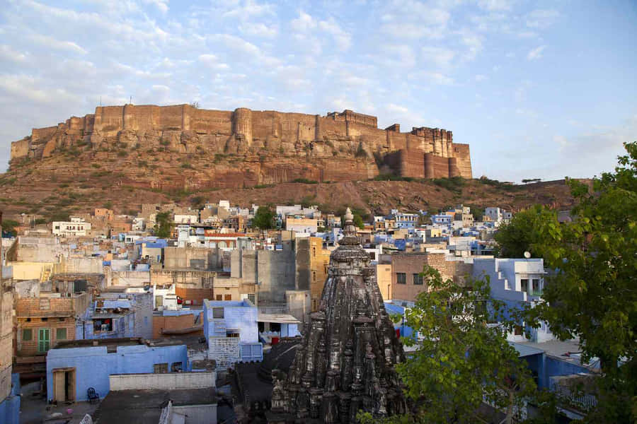 Mehrangarh Fort Houses Nearby Wallpaper