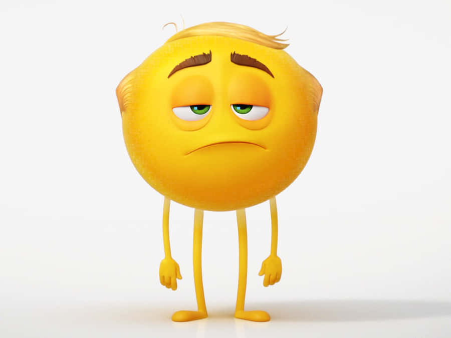 Mel Meh's Face In The Emoji Movie Wallpaper