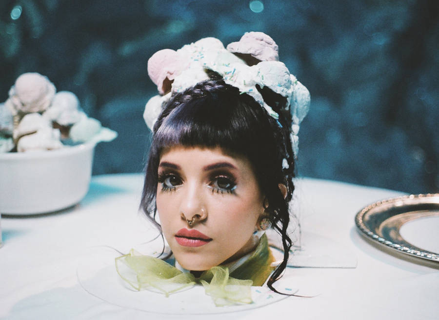 Melanie Martinez Dining Table Wallpaper