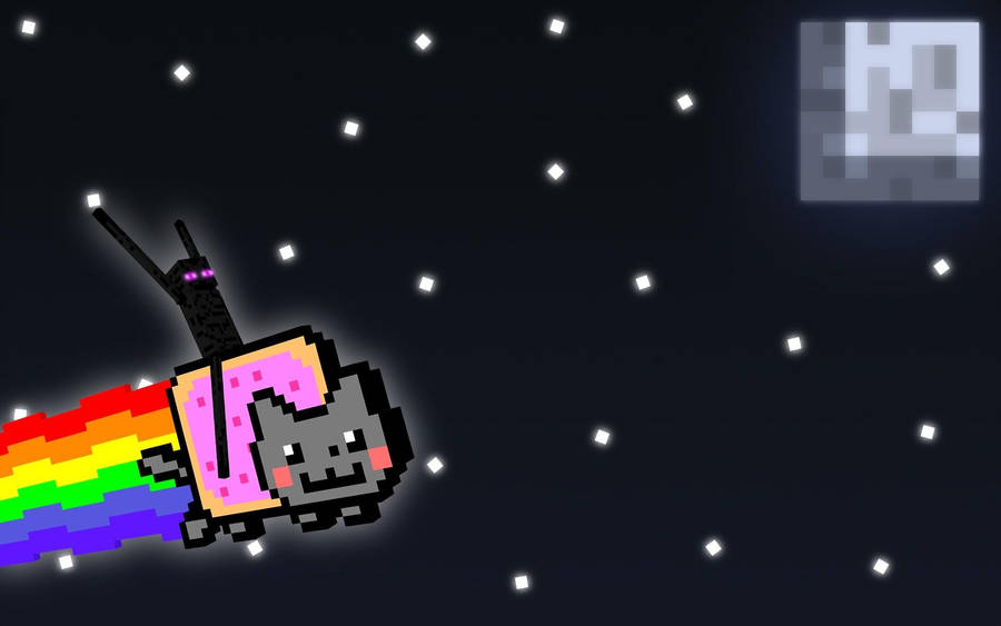 Meme Minecraft Enderman Wallpaper