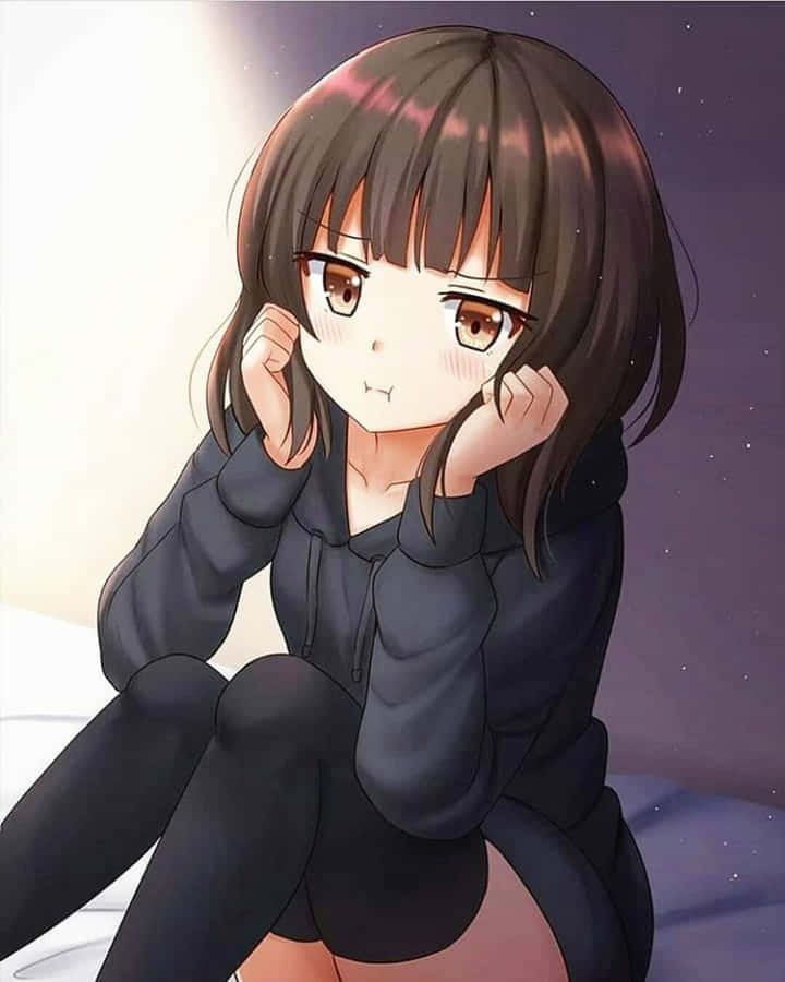 Menhera Chan In A Captivating Pose Wallpaper