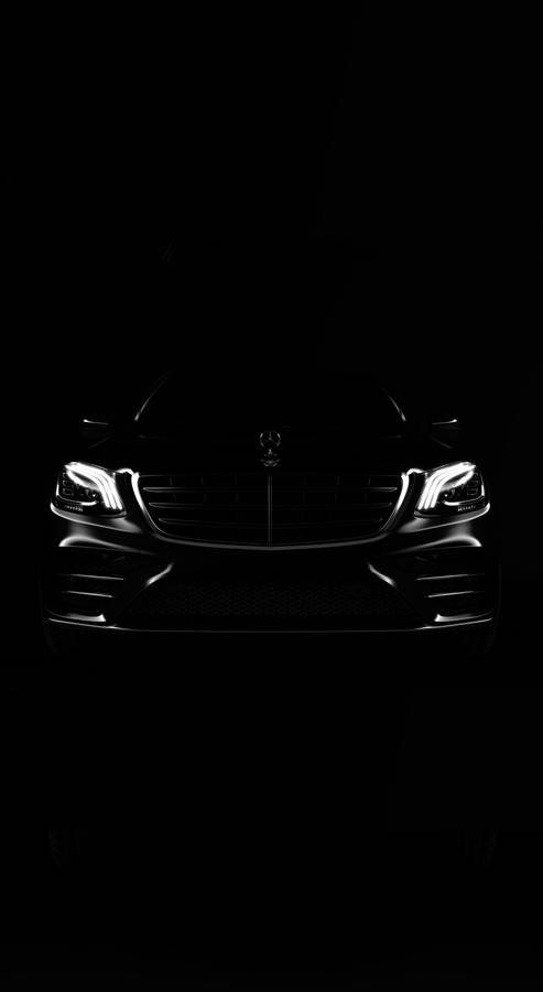 Mercedes Benz Car White Headlights Wallpaper