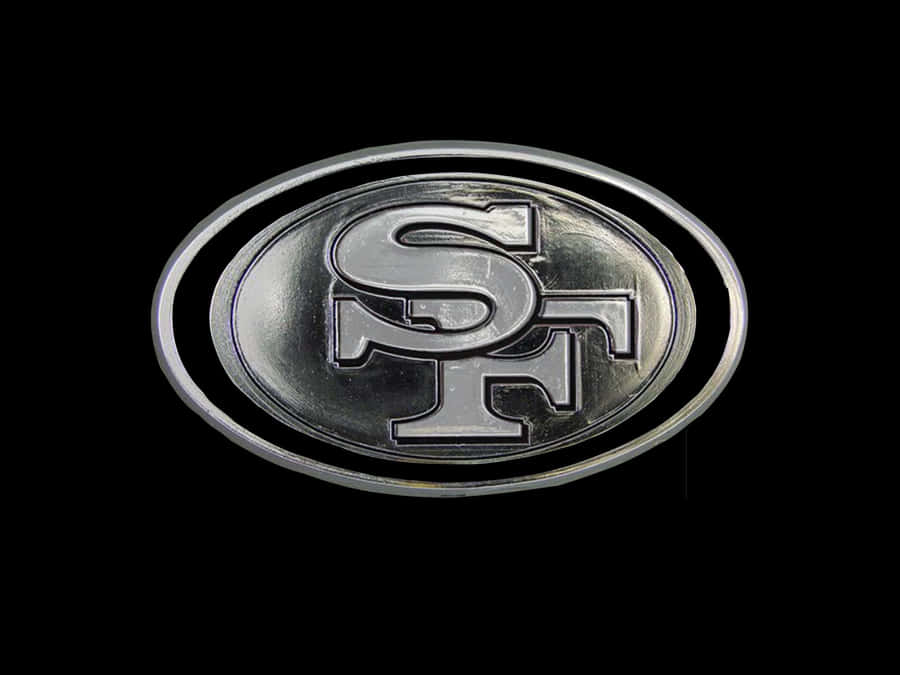 Metal San Francisco 49ers Logo Wallpaper