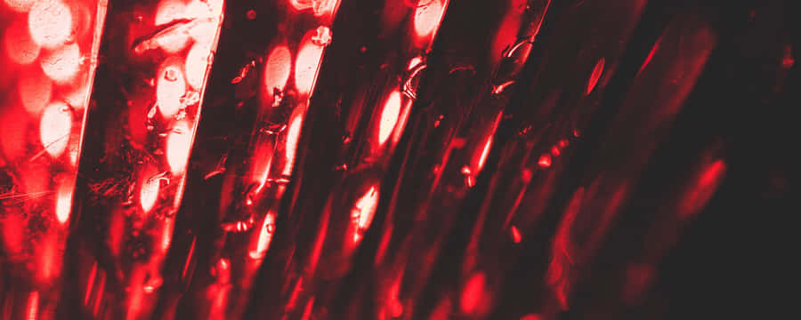 Metal With Bokeh Light Red Ultra Wide Hd Wallpaper