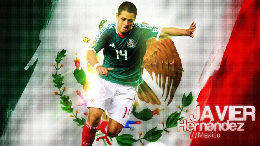 Mexican Football Star Javier Hernandez Wallpaper