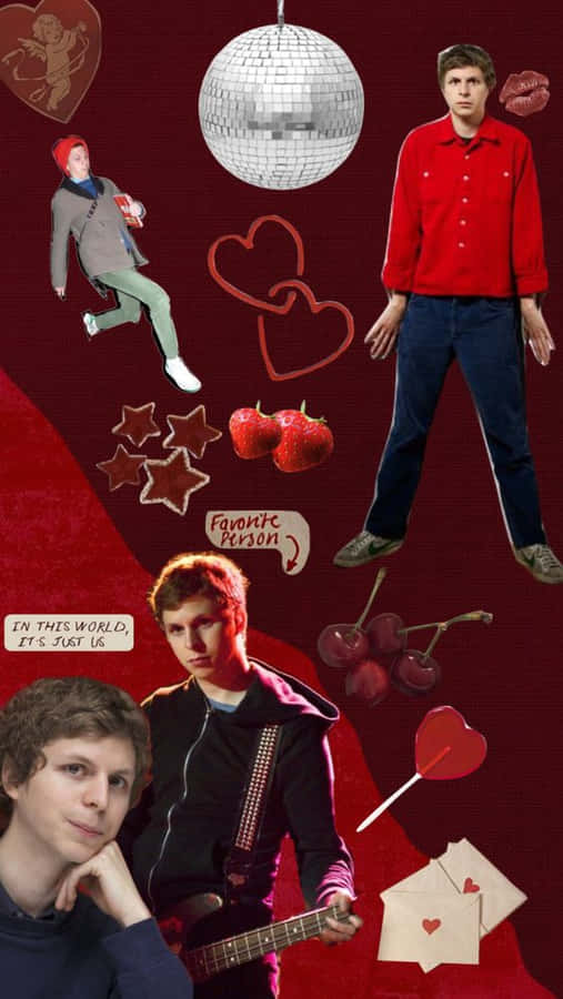 Michael Cera Posing For A Portrait Wallpaper