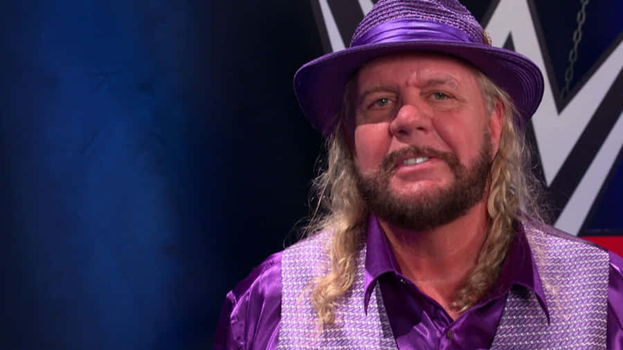 Michael Hayesin Purple Hatand Jacket Wallpaper