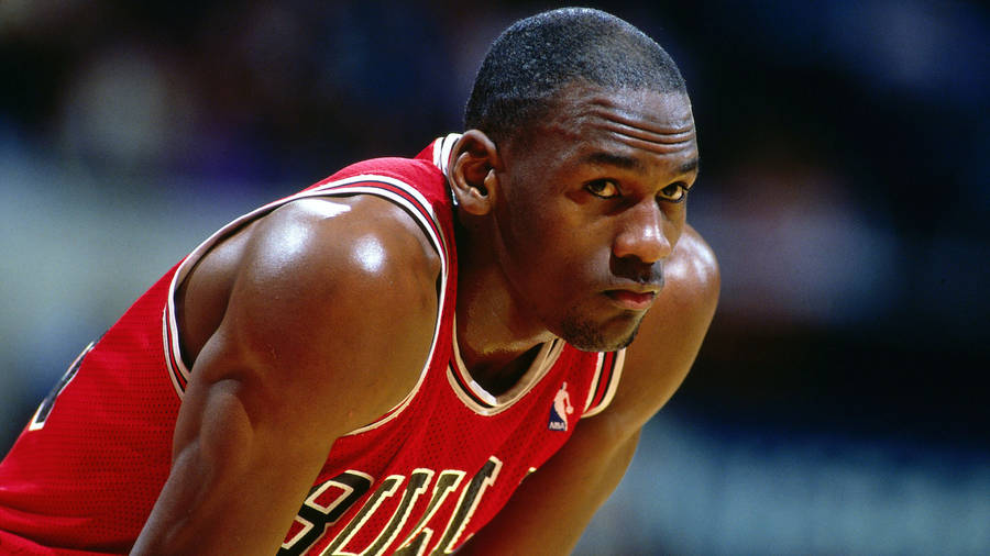Michael Jordan In His Element On The Court Wallpaper