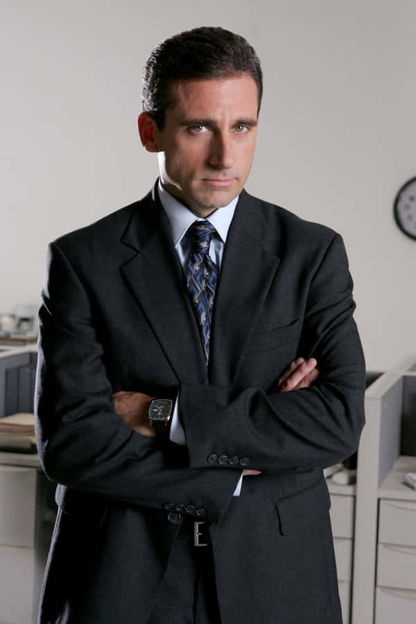 Michael Scott The Office Formal Attire Wallpaper