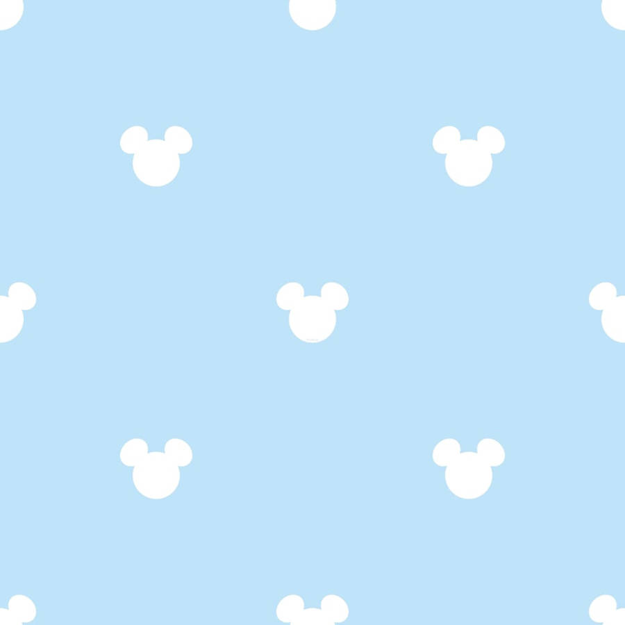 Mickey Mouse Disney Blue Aesthetic Wallpaper