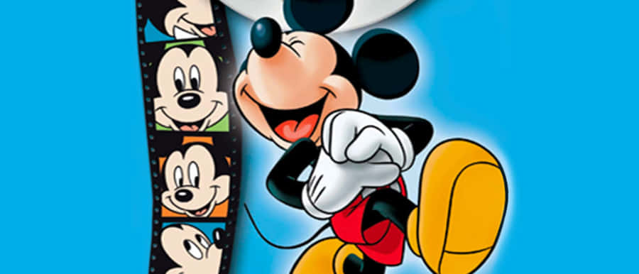 Mickey Mouse Is Ready To Rock The Party Wallpaper