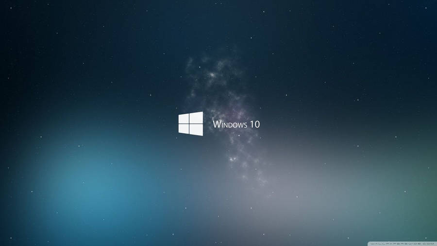Microsoft’s Windows 10 Logo In A Blue Backdrop Wallpaper