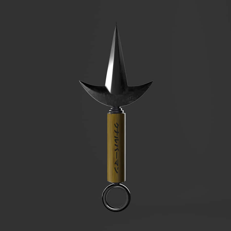 Minato Kunai Weapon3 D Render Wallpaper