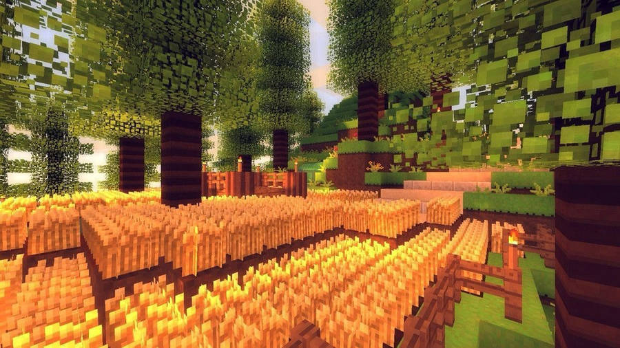 Minecraft Pc Crops Wallpaper