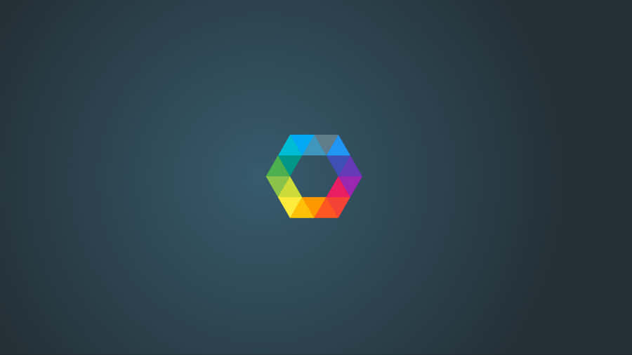 Minimalist Abstract Of Hexagon Color Scheme Wallpaper