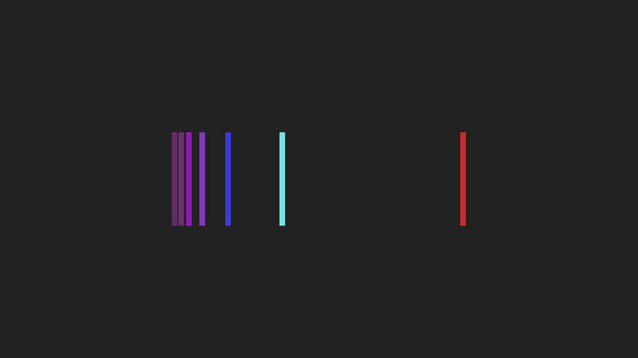 Minimalist Abstract With Seven Colorful Lines Wallpaper