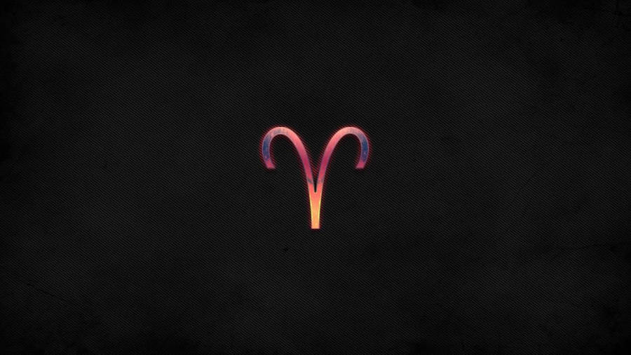 Minimalist Aries Ram Astrology Sign Wallpaper
