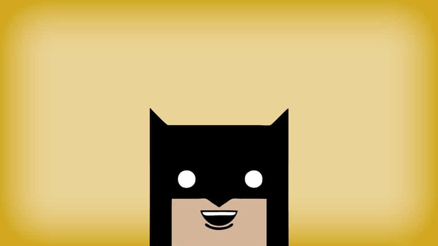Minimalist Batman Cartoon Artwork Wallpaper